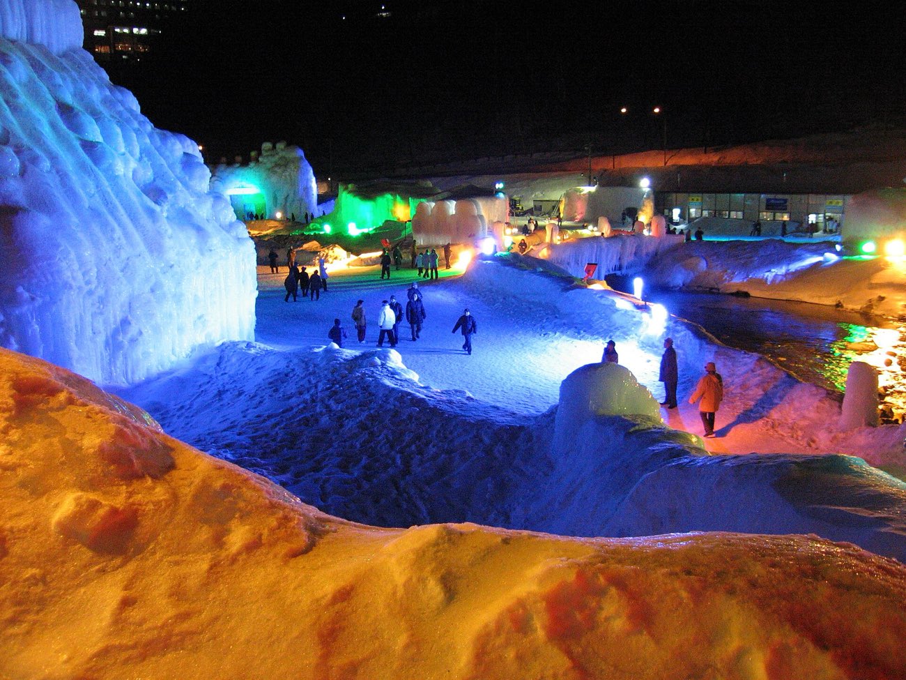 Sounkyo Ice Waterfall Festival